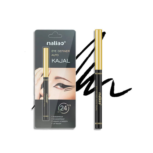 Maliao Eye Definer Auto Kajal - 24HR Waterproof Jet Black