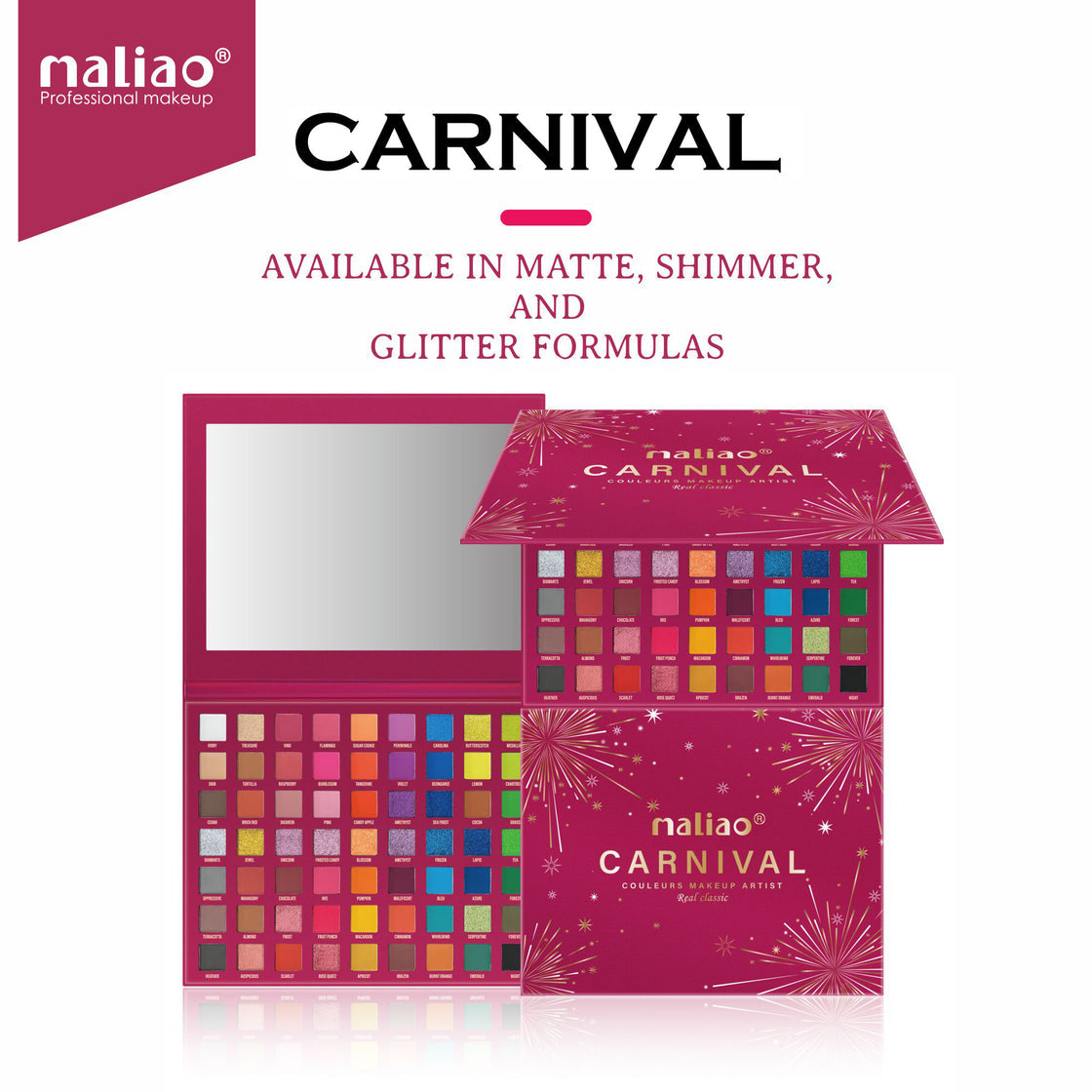 Maliao Carnival Couleurs Makeup Artist Palette