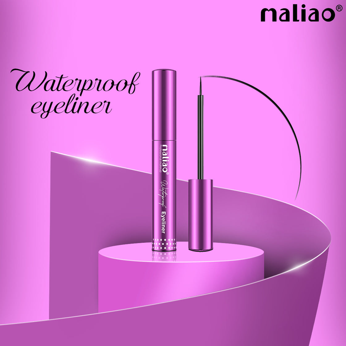 Maliao Purple Waterproof Eyeliner