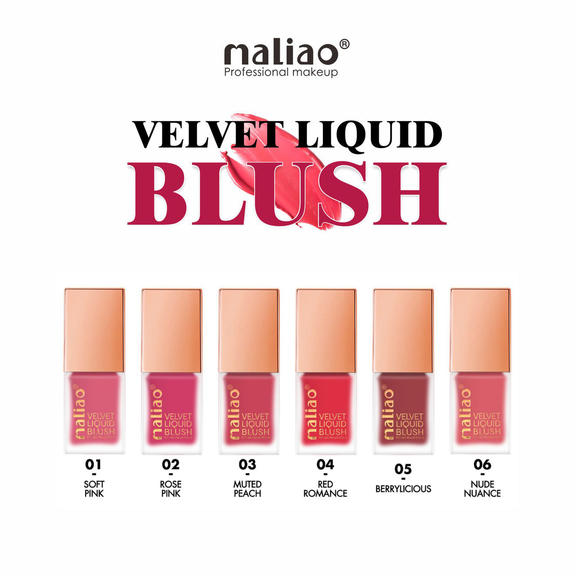 Maliao Velvet Liquid Blush