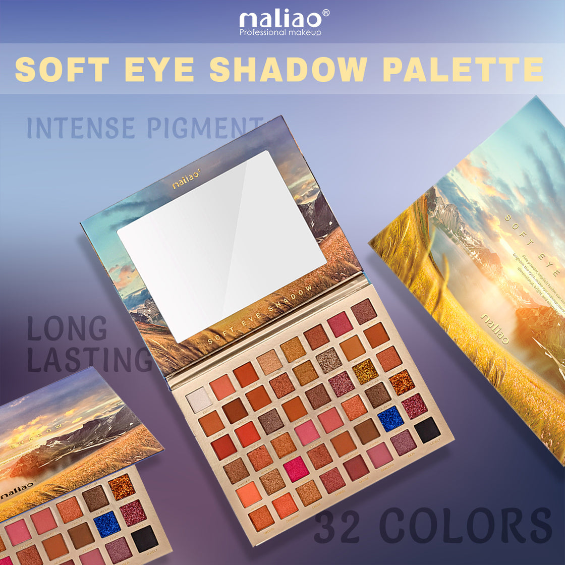 Maliao Soft 32 shade Eyeshadow brown