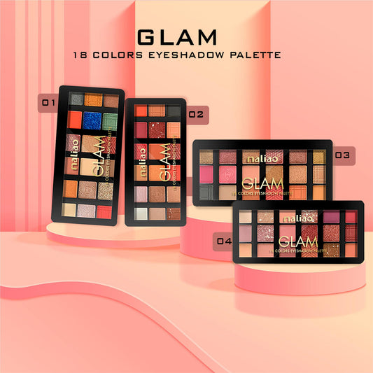 Maliao Glam 18 colors Eyeshadow Palette