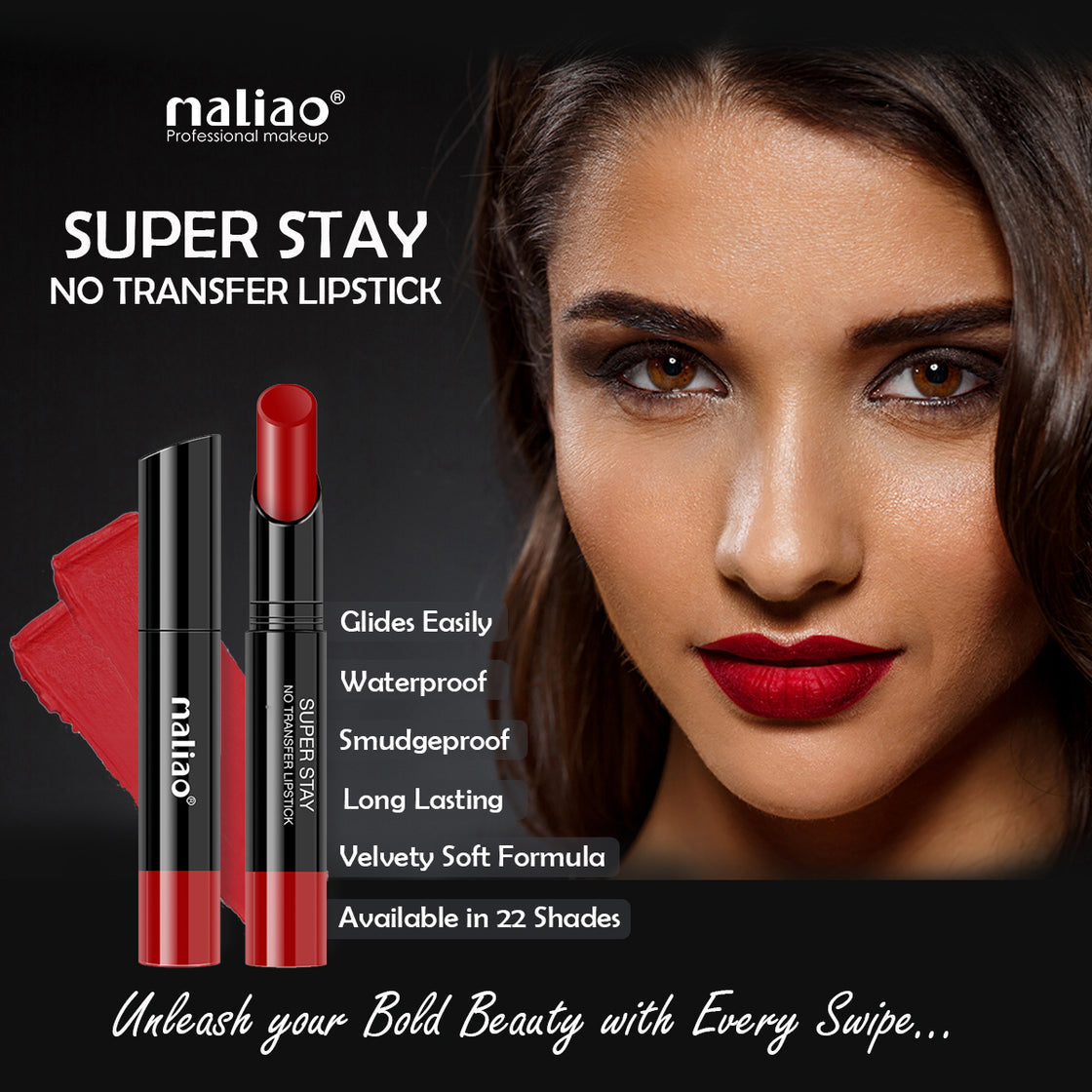 Maliao Super Stay Creamy Matte Non Transfer Lipstick