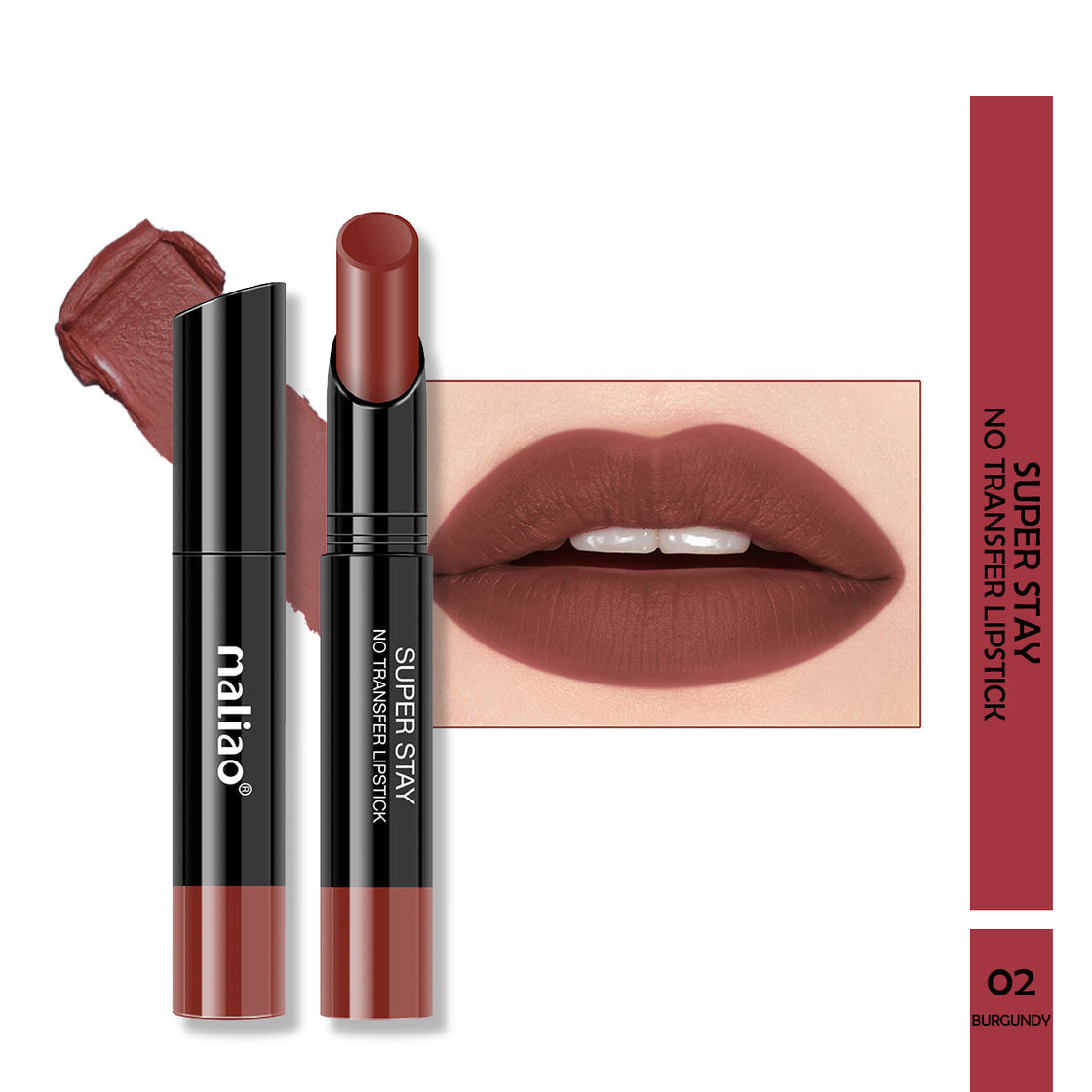 Maliao Super Stay Creamy Matte Non Transfer Lipstick