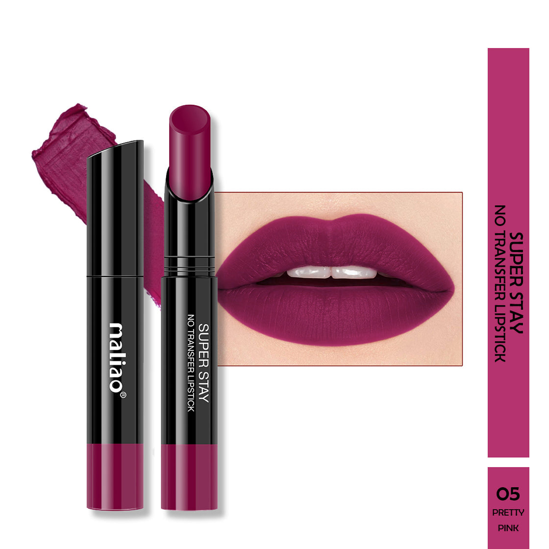 Maliao Super Stay Creamy Matte Non Transfer Lipstick