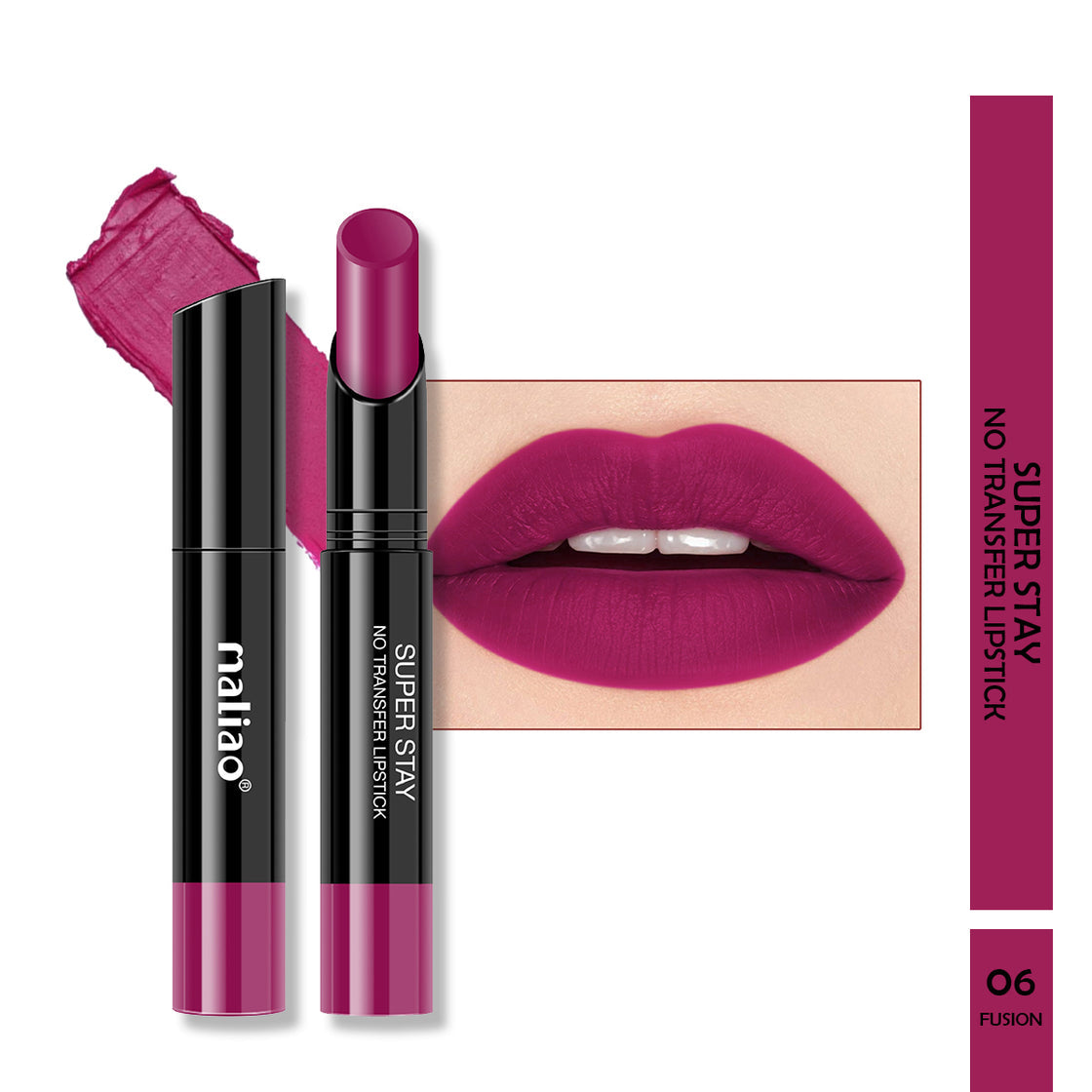 Maliao Super Stay Creamy Matte Non Transfer Lipstick