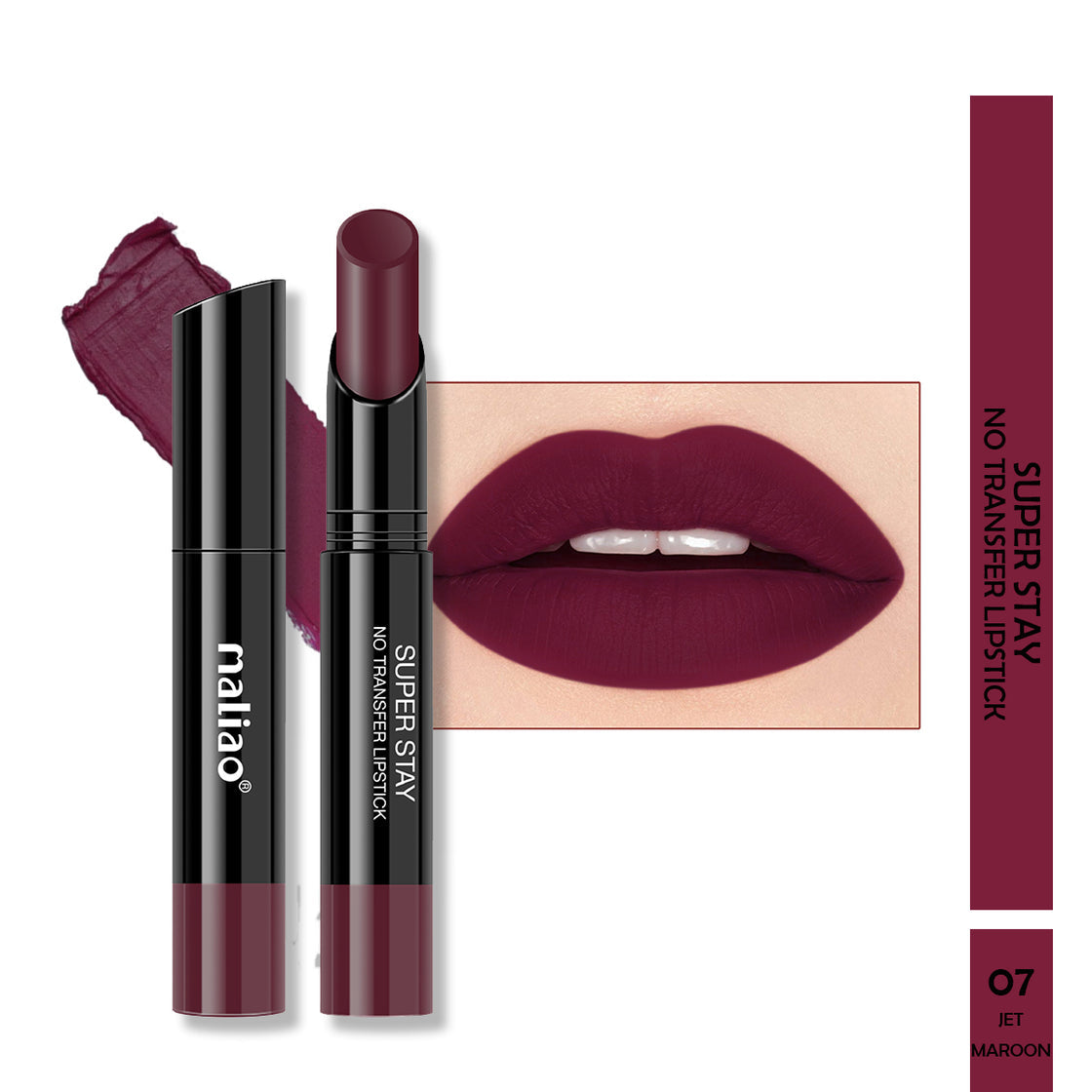 Maliao Super Stay Creamy Matte Non Transfer Lipstick