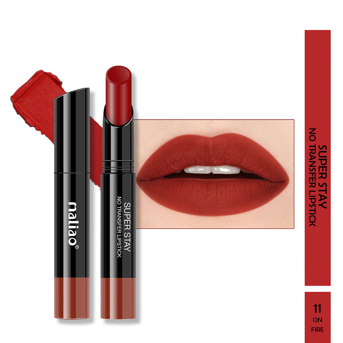 Maliao Super Stay Creamy Matte Non Transfer Lipstick