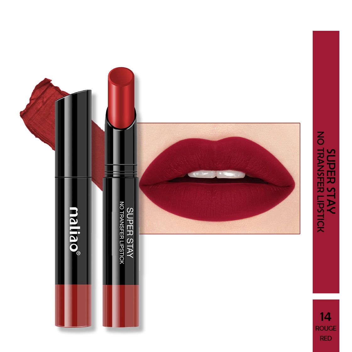 Maliao Super Stay Creamy Matte Non Transfer Lipstick