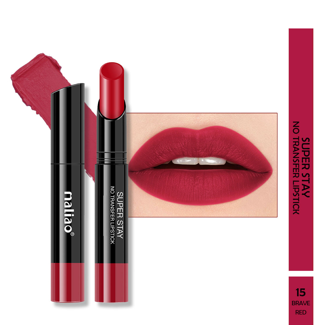 Maliao Super Stay Creamy Matte Non Transfer Lipstick