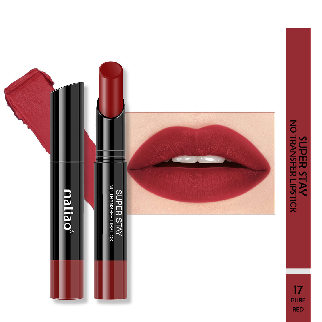 Maliao Super Stay Creamy Matte Non Transfer Lipstick