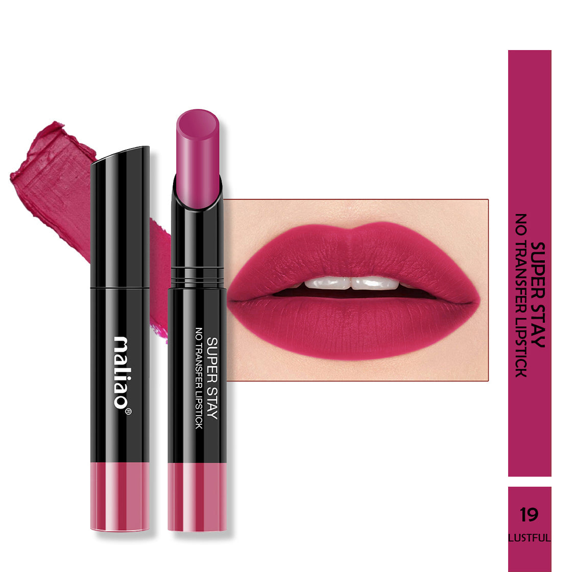 Maliao Super Stay Creamy Matte Non Transfer Lipstick