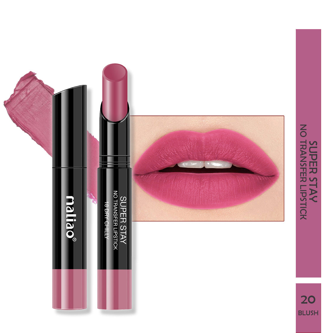 Maliao Super Stay Creamy Matte Non Transfer Lipstick