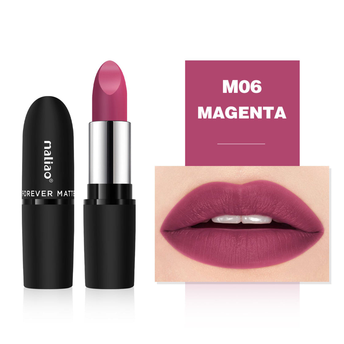 Maliao Forever Matte Lipstick - Waterproof Elegance That Lasts All Day