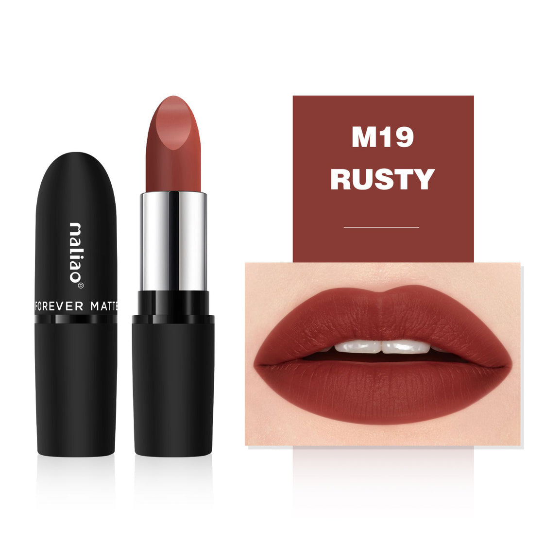 Maliao Forever Matte Lipstick - Waterproof Elegance That Lasts All Day