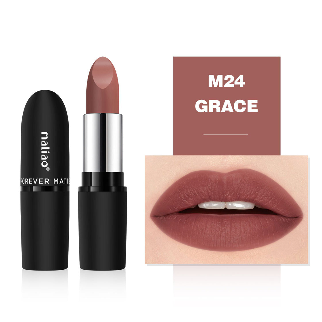 Maliao Forever Matte Lipstick - Waterproof Elegance That Lasts All Day