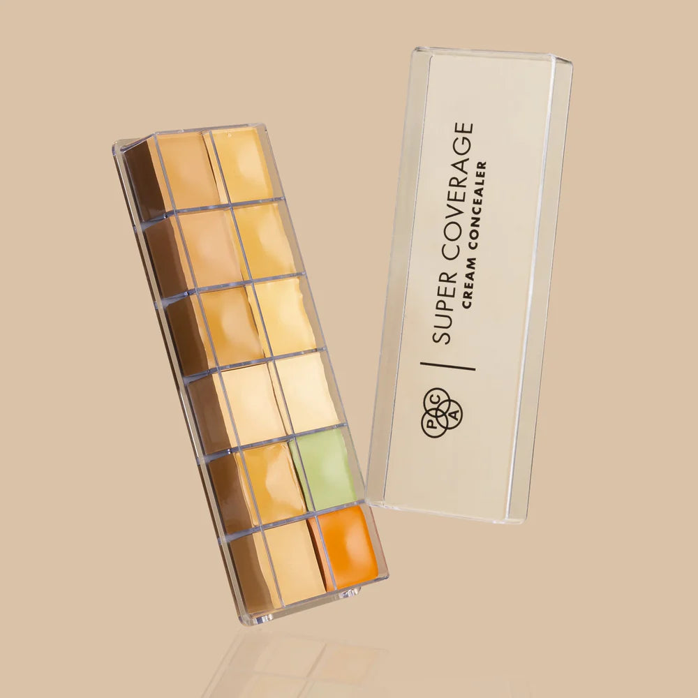 Pac super coverage cream concealer 12-colors