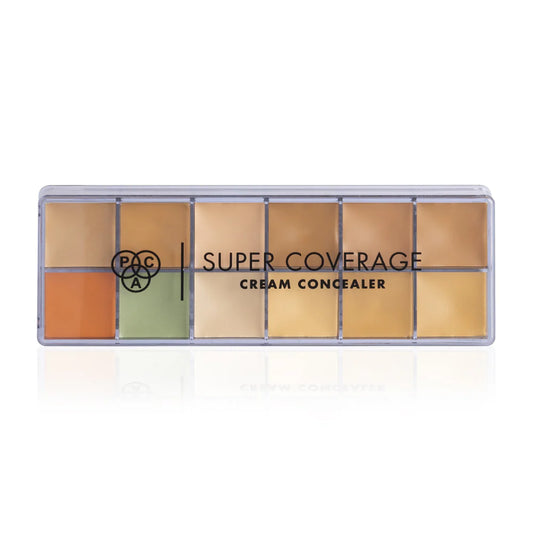 Pac super coverage cream concealer 12-colors