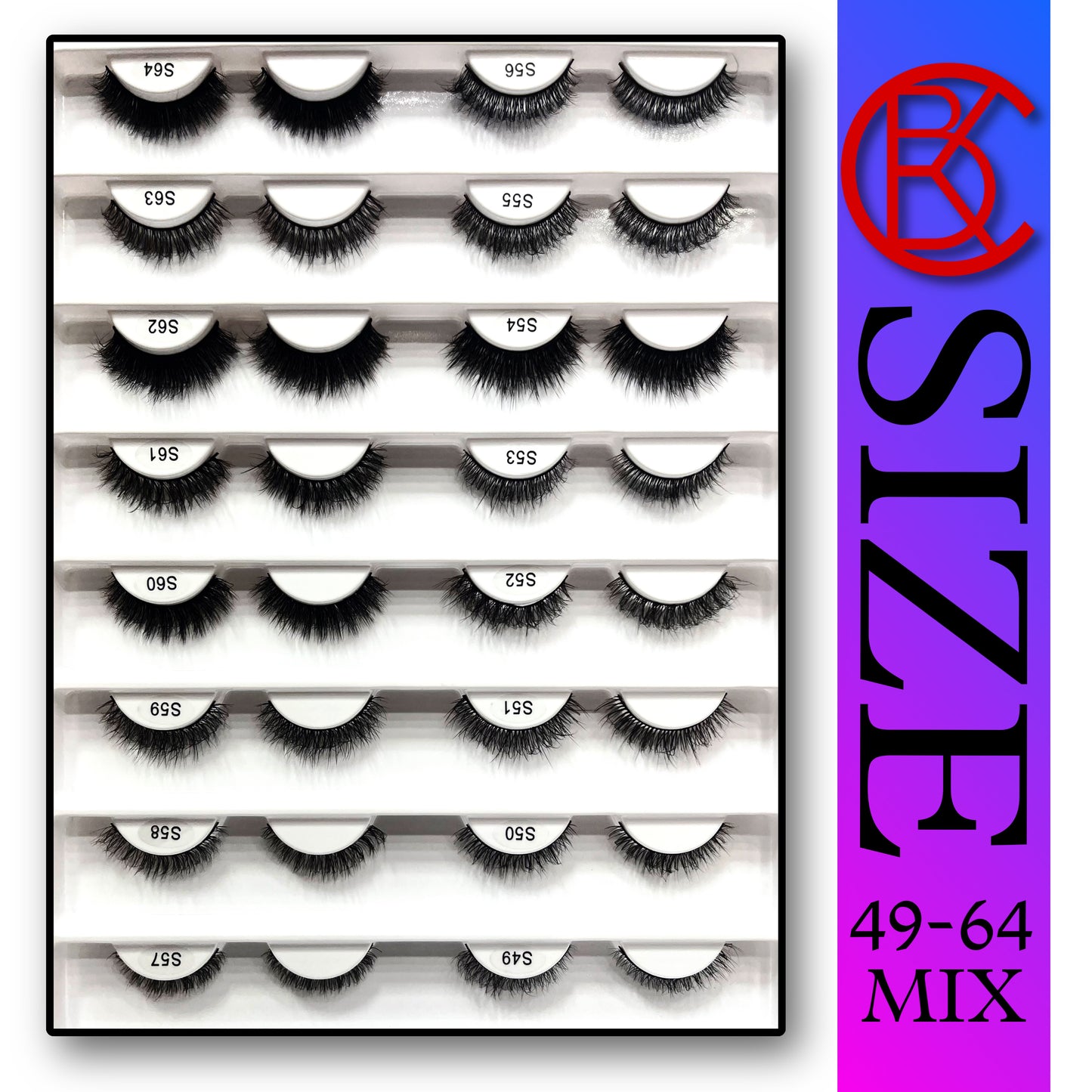 Khushi Mink Hair Lashes 16 Pair Set