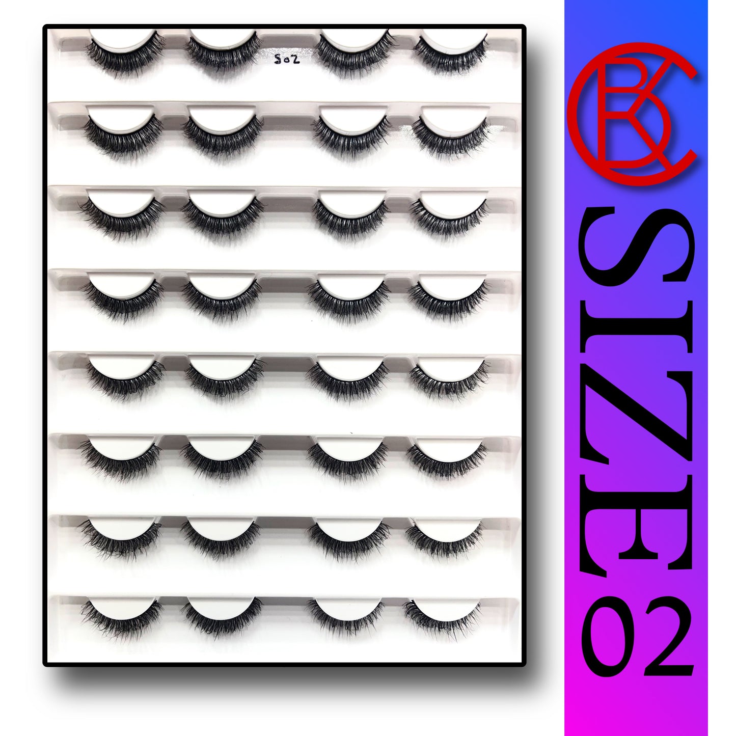 Khushi Mink Hair Lashes 16 Pair Set