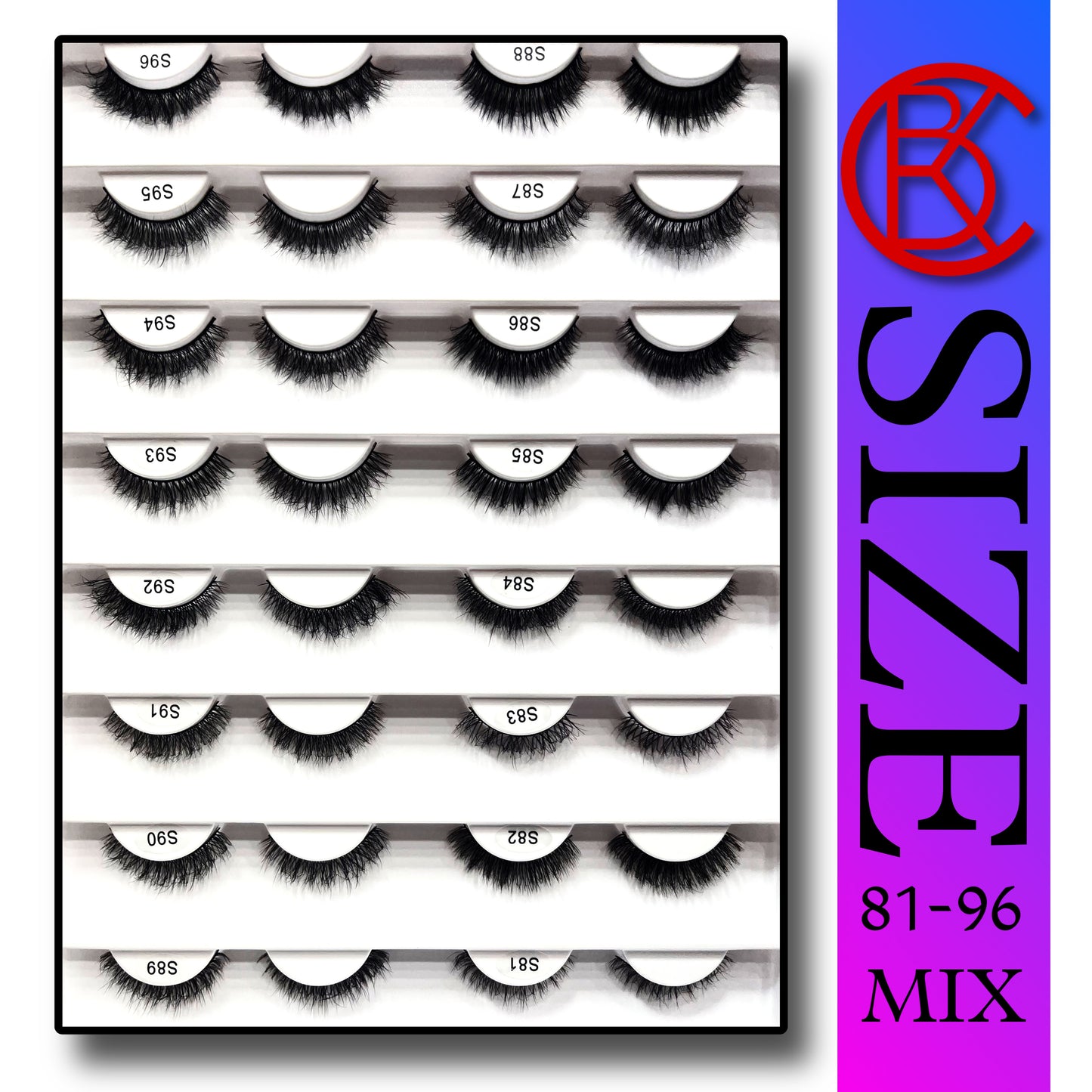 Khushi Mink Hair Lashes 16 Pair Set