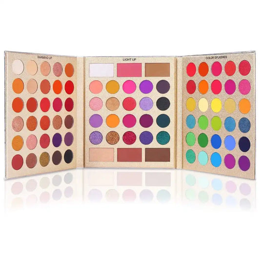 UCANBE Pretty All Set Eye Shadow, Highlighter, Contour and Blusher Palette 86 Shades